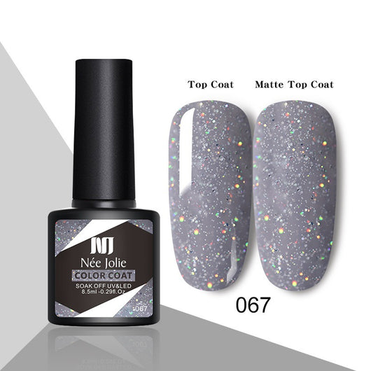 Esmalte de Uñas Gel Rojo Navideño con Brillo Reflectante UV - Image 35