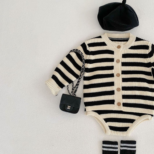 Conjunto Cardigan Tejido de Algodón - Dos Piezas Versátil - Image 23