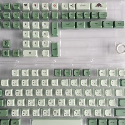 Teclado Mecánico 124 Teclas Matcha - Keycaps PBT Sublimados - Image 12