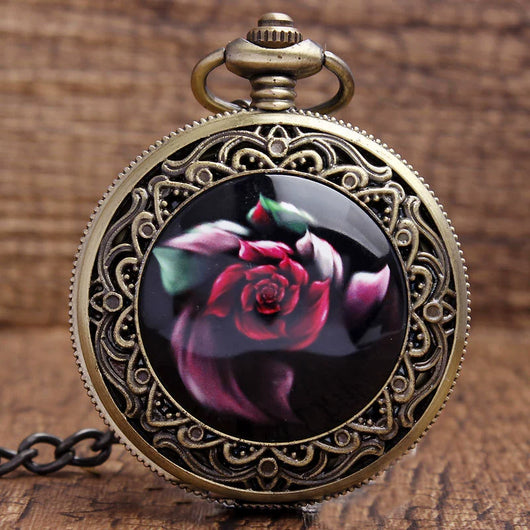 Reloj de Bolsillo Retro Clásico con Calavera de Cerámica Talla Grande - Image 5
