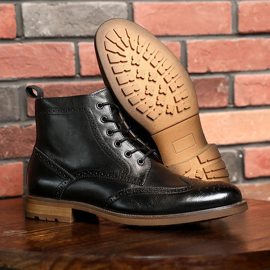 Botas de Cuero Estilo Ejecutivo para Hombre