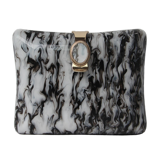 Bolso Cuadrado Retro Negro - Image 7