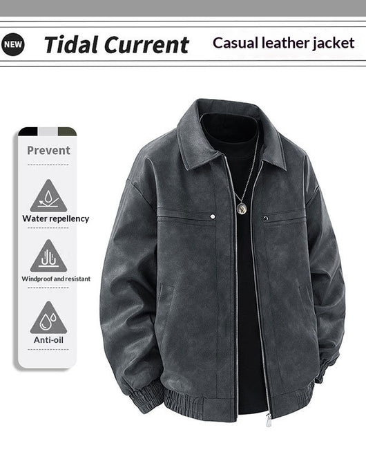 Chaqueta Vintage Americana Clásica de Solapa para Hombre - Image 7