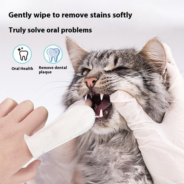 Dedal Limpiador Dental para Perros y Gatos - Eliminador de Sarro y Mal Aliento