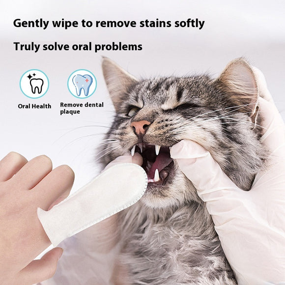 Dedal Limpiador Dental para Perros y Gatos - Eliminador de Sarro y Mal Aliento