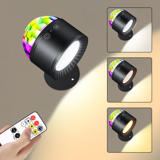 Lámpara de Pared LED Inteligente con Control Remoto y Temperatura de Color Ajustable - Image 5