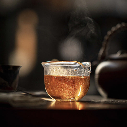 Juego de Té Artesanal en Vidrio Soplado a Mano con Diseño de Burbujas - Image 9
