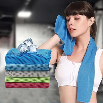 Toalla Deportiva de Enfriamiento Instantáneo - Microfibra Ice Cool para Gym, Yoga y Running
