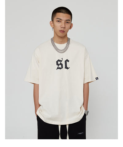 Camiseta Estampada con Letras Estilo Urbano Americano para Hombre - Image 14