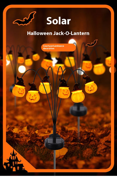 Lámpara Solar LED Calabaza Decorativa para Exterior - Iluminación Navideña para Jardín - Image 16