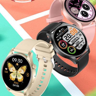 Reloj Inteligente con Llamadas Bluetooth y Monitor de Frecuencia Cardíaca