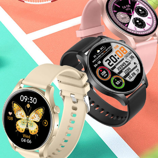 Reloj Inteligente con Llamadas Bluetooth y Monitor de Frecuencia Cardíaca