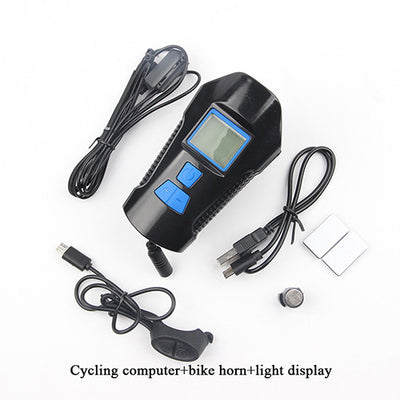 Luz Frontal para Bicicleta USB con Altavoz y Velocímetro - Image 36