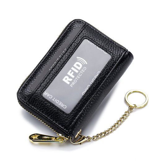Billetera Compacta de Cuero con Organizador de Tarjetas y Llaves - Image 14