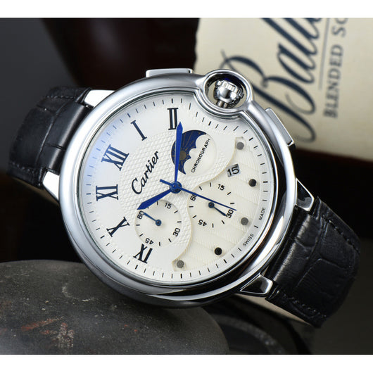 Reloj de Negocios para Hombre con Correa de Goma - Image 12