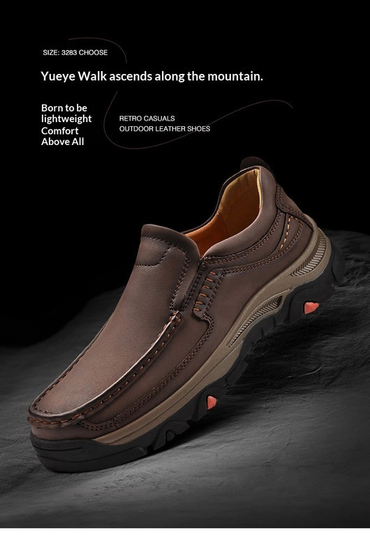 Zapatos Casuales de Cuero para Hombre Talla Grande - Cómodos y Ligeros - Image 18