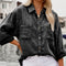 Blusa Suelta de Moda para Mujer - Abotonadura Simple