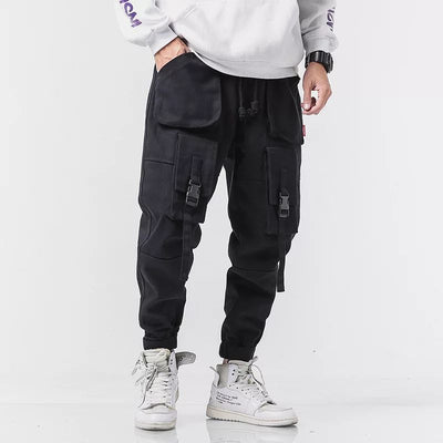 Overol Holgado Hip Hop con Tirantes para Hombre - Image 3