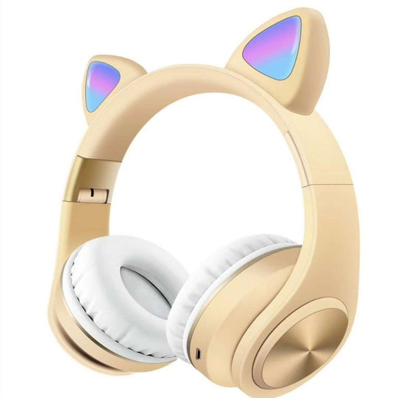 Auriculares Inalámbricos Bluetooth con Orejas de Gato