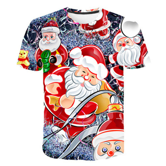 Playera Infantil con Estampado 3D de Papá Noel - Image 29