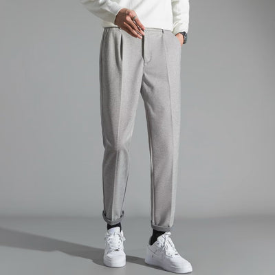 Pantalones Casuales Slim Fit en Lana para Hombre - Image 7