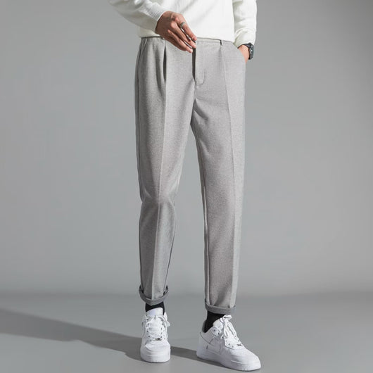 Pantalones Casuales Slim Fit en Lana para Hombre - Image 7