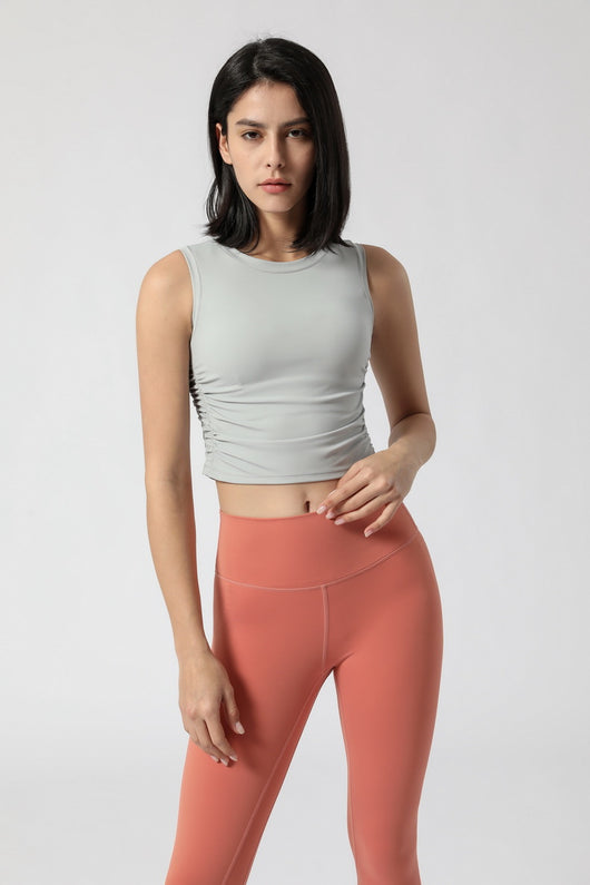 Top Deportivo Mujer con Pliegues Laterales - Image 6