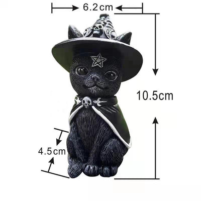 Adornos de Resina Gatos Mágicos Halloween - Artesanía Animal - Image 9