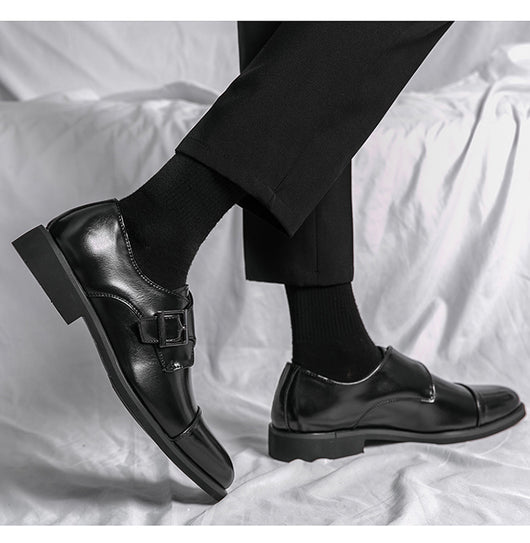 Zapatos de Tacón Bajo Estilo Británico Moderno - Image 8