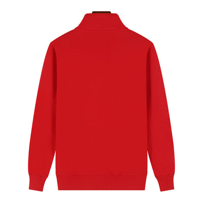 Chaqueta Suéter de Terciopelo Dorado Grabado con Cuello de Pie y Personalización - Image 13