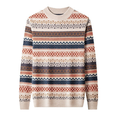 Suéter de Rayas Grueso para Hombre - Playera Base Térmica - Image 5
