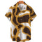 Playera Manga Corta Hombre Cadena Oro 3D Digital