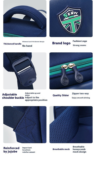Mochila Escolar con Protección Espinal y Alivio de Carga - Resistente al Agua - Image 13
