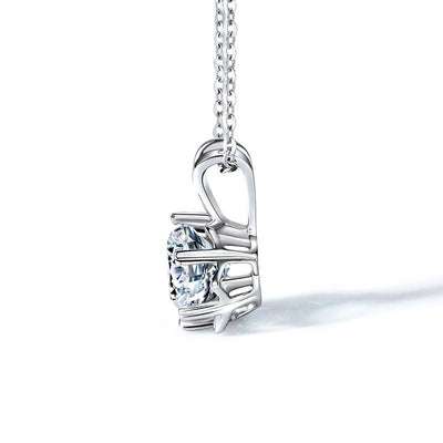 Collar Solitario de Diamante con Seis Puntas en Plata - Propuesta de Matrimonio - Image 13