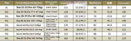 Pantalones Holgados de Cintura Elástica para Hombre Talla Grande - Image 9