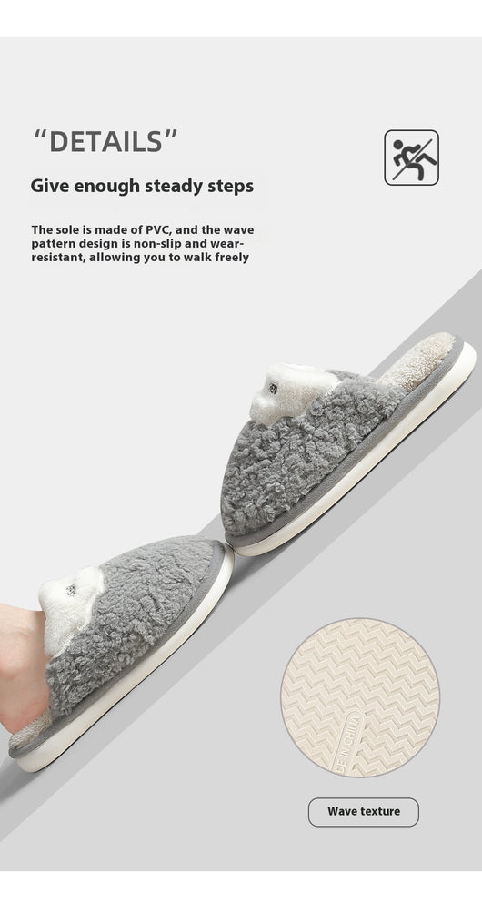 Pantuflas de Algodón Invierno para Hombre - Comodidad en Casa - Image 21