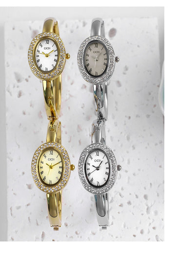 Reloj Pulsera Mujer Diseño Ovalado Elegante - Image 19