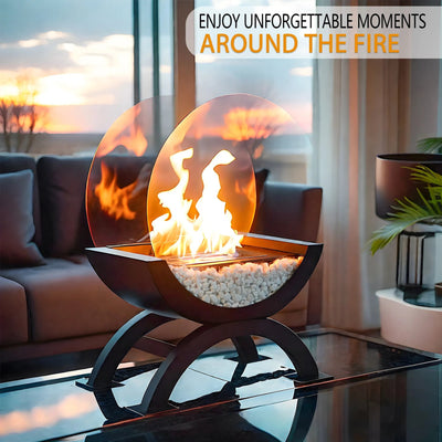 Lámpara Chimenea de Alcohol para Escritorio - Calefacción Decorativa para el Hogar - Image 6