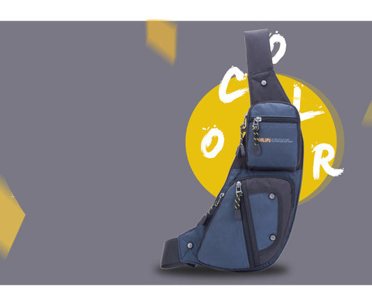 Bolsa Triangular Multibolsillos Colores Sólidos