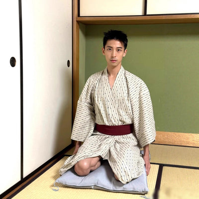 Kimono Formal Tradicional Japonés para Hombre - Image 23