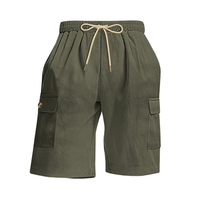 Shorts de Pana para Hombre con Múltiples Bolsillos - Image 4