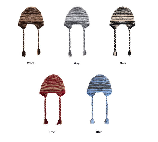 Gorro Tejido Retro para Mujer - Calidez en Lana Premium - Image 16