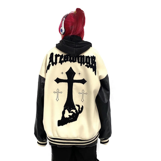 Jersey de Béisbol con Bordado de Letras Cruzadas - Image 19