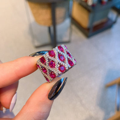 Anillo de Diamante Simulado Estilo Vintage para Mujer - Image 16