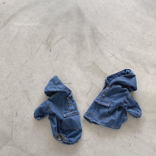 Mono Denim Estilo Coreano para Bebés Niños y Niñas - Image 8