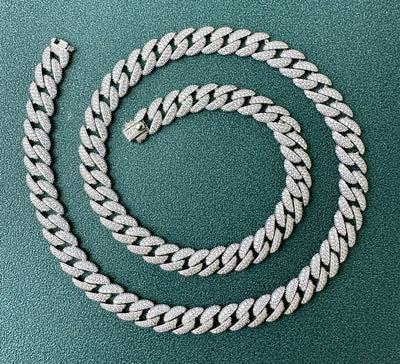 Cadena Cubana de Diamantes Completos Estilo Europeo y Americano - Image 10