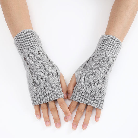 Guantes Tejidos Medio Dedo para Parejas - Lana Cálida Invierno Unisex - Image 16