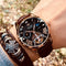 Reloj Automático Mecánico para Hombre con Esqueleto Visible y Resistencia al Agua