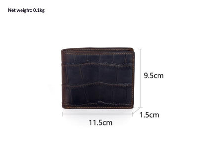 Cartera de Cuero Vacuno Primera Capa Horizontal Plateada - Image 7