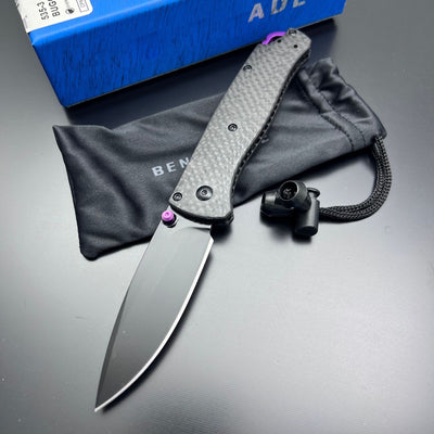 Cuchillo Plegable Butterfly 535533 de Fibra de Carbono Premium para Supervivencia y Pesca - Image 8